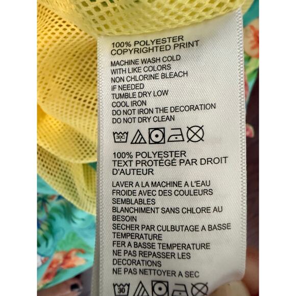 TOMMY BAHAMA RELAX SWIMMING TRUNKS FLORAL HAWAIIAN LUAU MENS large - Picture 4 of 6